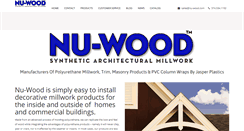 Desktop Screenshot of nu-wood.com