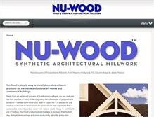 Tablet Screenshot of nu-wood.com
